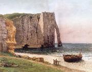 Gustave Courbet Cliff at Etretat USA oil painting artist